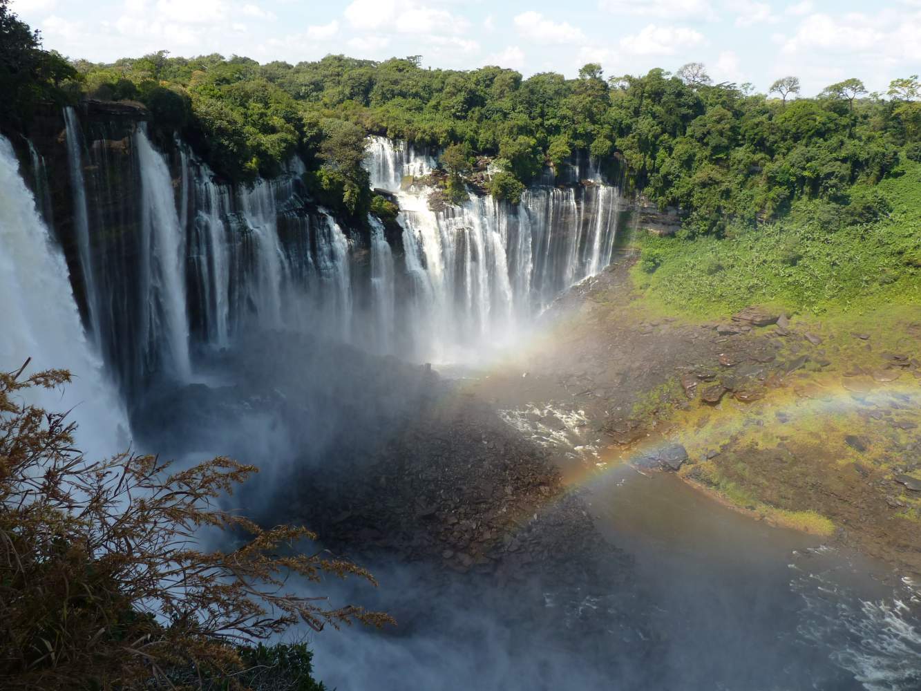 Calandula Fälle Nord Angola auf Entdeckersafari 